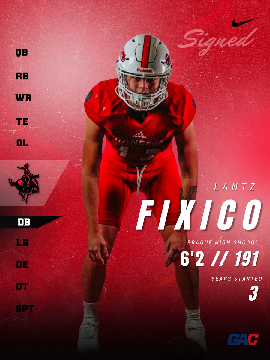 Welcome Lantz Fixico <a href="/FixicoLantz/">Lantz Fixico</a> of Prague to the Ranger Family!
#RRR