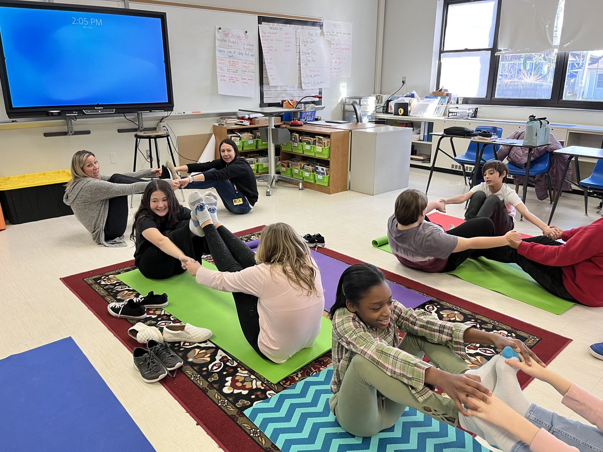 Thank you <a href="/FSD_ADickinson/">Amy Dickinson</a> for leading us in a yoga session. 6th grade did a great job! <a href="/MsDyevoich/">Ms. Dyevoich</a> <a href="/FSDVikings/">Farmingdale School</a>