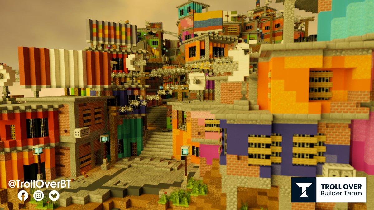 TrollOverBT's tweet image. HolsorMC🌮
A recreation of favelas in Minecraft . Lobby / HUB 150x150 for the @HolsorMC .

📌PURCHASE IT IN OUR SALES SITES!
discord.gg/taEtQGUNU3

🔹BUILDER: @roc_ney64_
🔹RENDER: @ctdecasf

IMAGINATION IS NOT A LIMIT FOR US💫
#Minecraft #Minecraftbuilds  #minecraftLatam