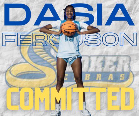 Dasia Z. Ferguson (@dasia_ferguson) on Twitter photo I would like to announce that I will be furthering my academic and athletic career <a href="/Coker_WBB/">Coker Women's Basketball</a>. I would also like to thank all my coaches from middle school, to aau,to all the way up to now who have pushed me to be the best I can be.#committed I would like to announce that I will be furthering my academic and athletic career <a href="/Coker_WBB/">Coker Women's Basketball</a>. I would also like to thank all my coaches from middle school, to aau,to all the way up to now who have pushed me to be the best I can be.#committed