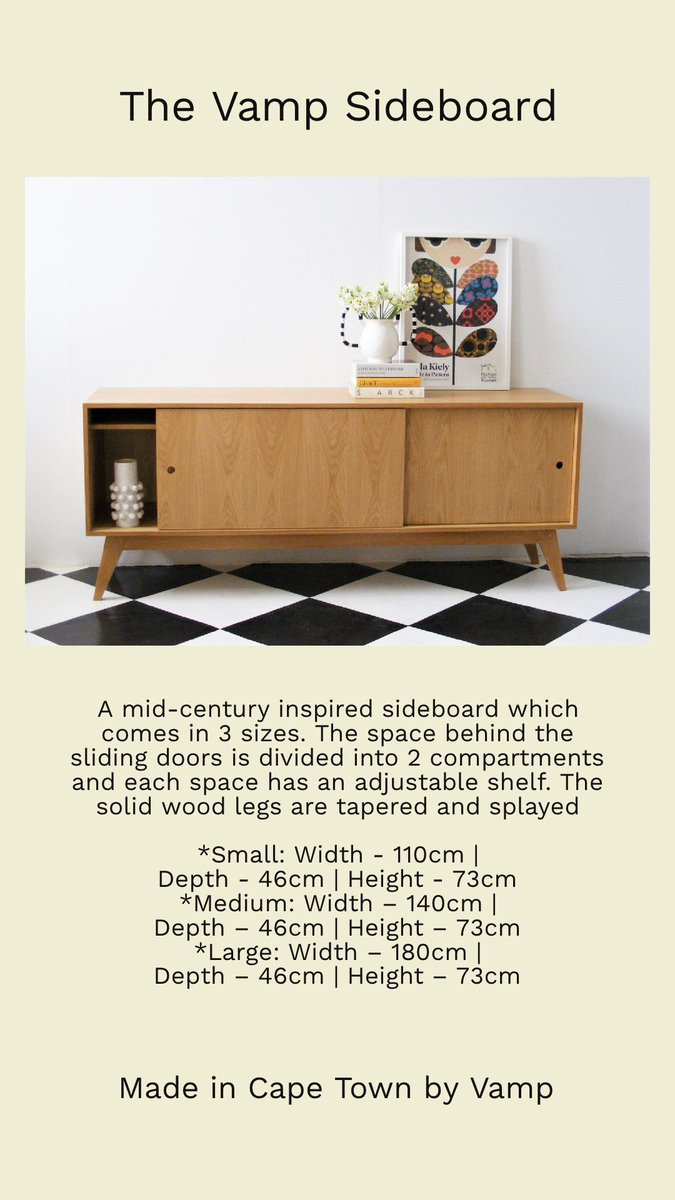 Shop our sideboards here: vampfurniture.co.za/products/sidey…