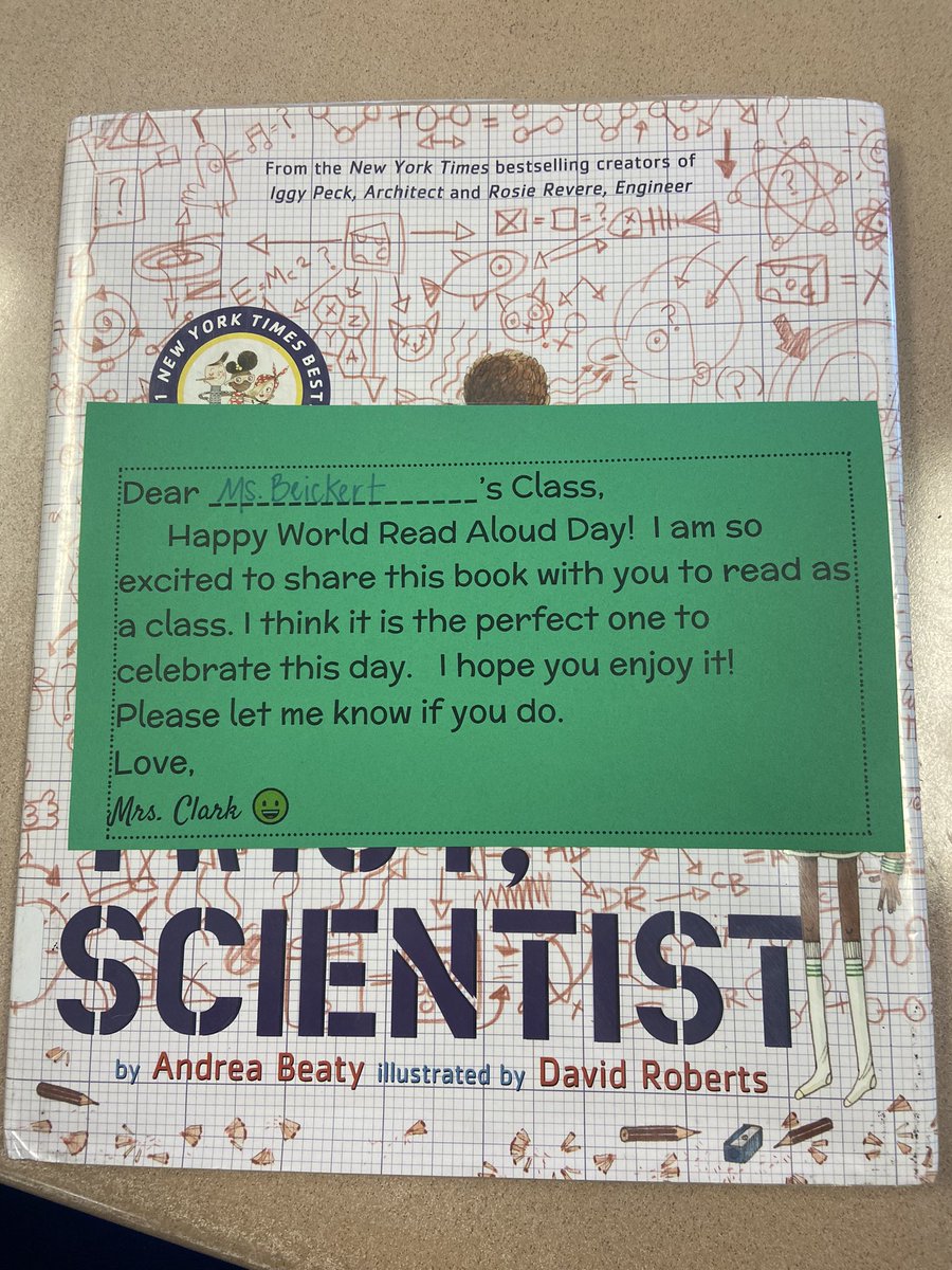 You were correct, <a href="/abclarklibrary/">Ashley Clark</a>, we absolutely loved the book you shared with us for World Read Aloud Day! 📖💙♥️ You are #CrushingIt when it comes to creating a passion for reading throughout our building!