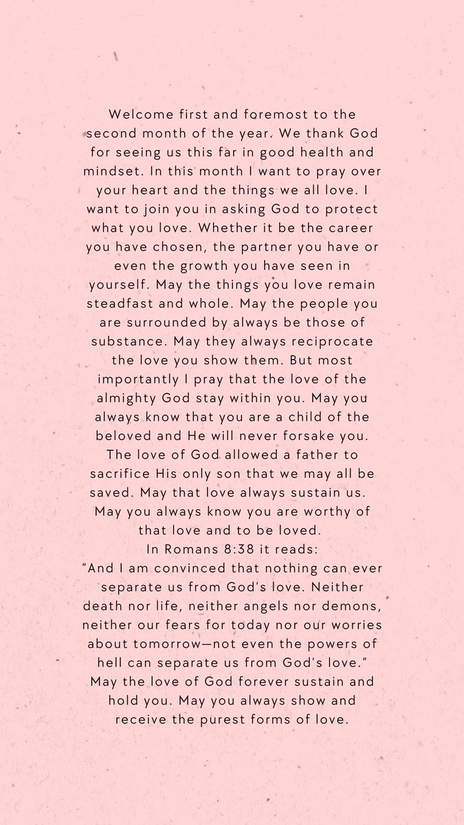 February will be filled with love. ❤️