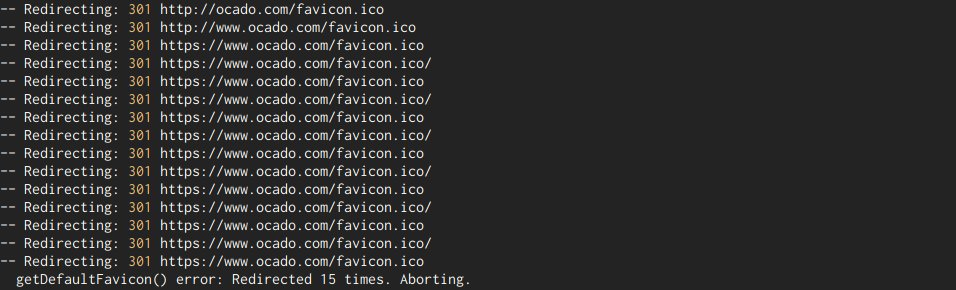 iconhorse's tweet photo. @jezmck I looked into this! The crawler attempts to load the site, but there is a redirect loop. It doesn't happen in the browser, possibly some kind of bot detection?

Similarly, the https://t.co/xSS45YGOWO URL also has a redirect loop. That one is also in the browser. https://t.co/JXEq05IycP