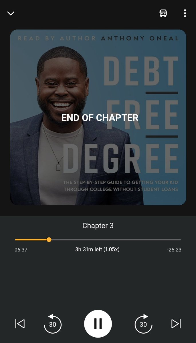 I had bad #debt after college: cards; and loans. 
If you or someone you know is in college, take a moment to read @anthonyoneal 's book #debtfreedegree 
I'm hooked. Don't make the mistake everyone is making by taking #studentloandebt or any #debt 
This is your sign!