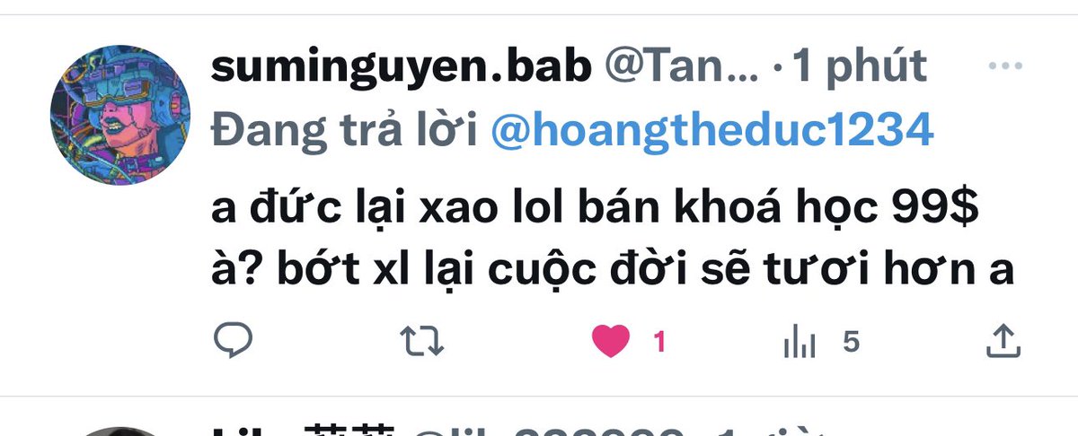 bachi868's tweet photo. @caophamchi0311 :)) vẫn có tâm hơn thằng lùa này :)) https://t.co/fRvv8b2Izf