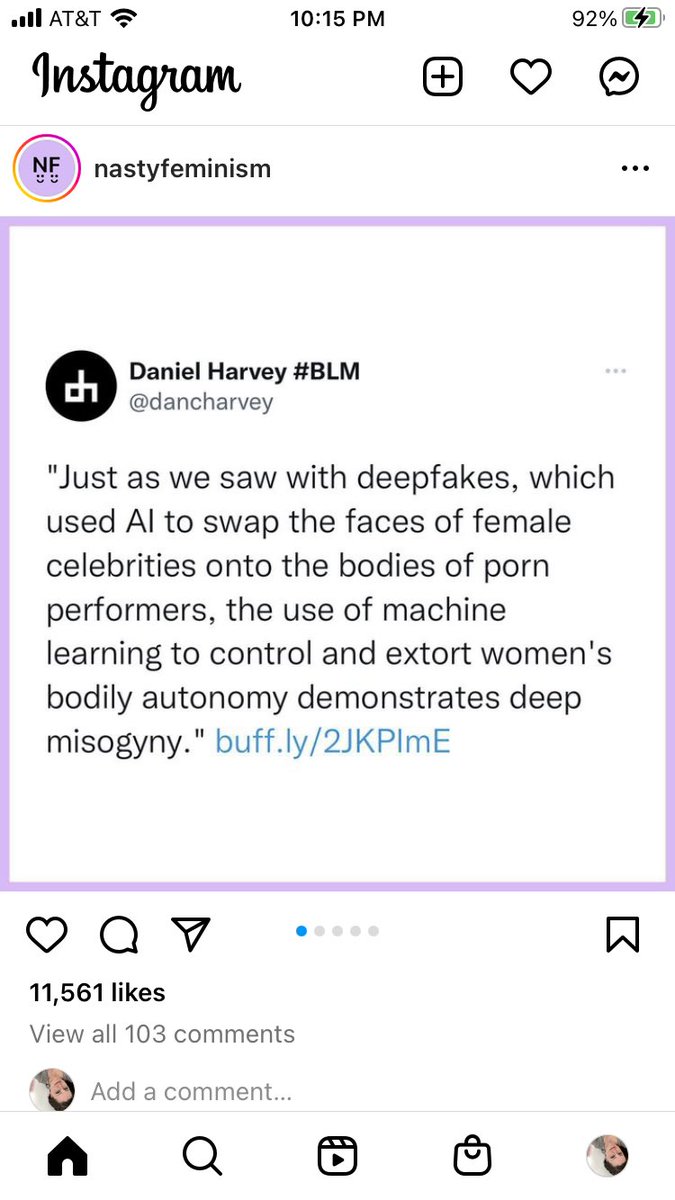 Legit thought at first glance this was going to relate to <a href="/Hannahgadsby/">Hannah Gadsby</a>’s take on Picasso (which, brava) but…it’s…about…AI. And the pornification of women. What…what does that say? About Picasso? About art? About AI? About what has(n’t) changed about the way we view women?