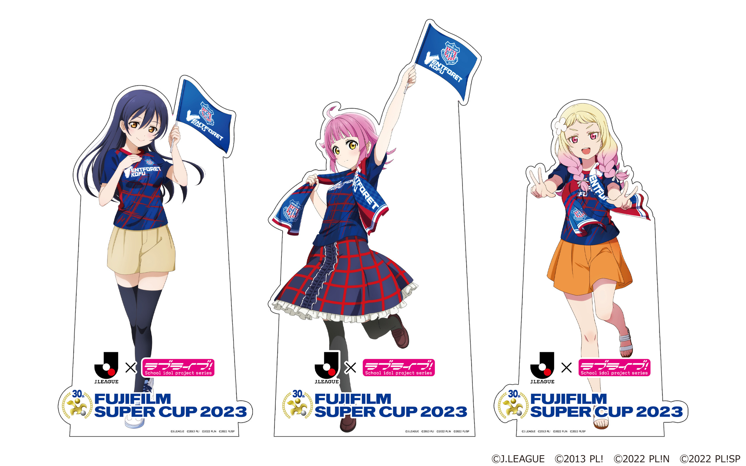 ラブライブ！」サッカーJリーグとコラボ！μ's、虹ヶ咲、Liella