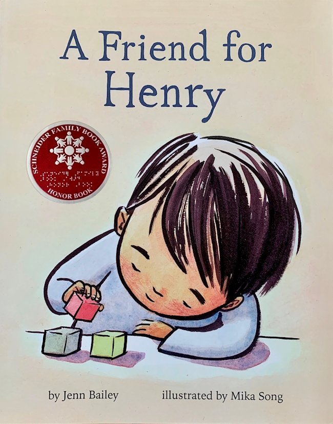 JennBailey's tweet photo. @sljournal I shared #AFriendForHenry and gave students a sneak peek at Henry's next adventure, #HenryLikeAlways -- a new chapter book out in March! https://t.co/UXrA10Vyt0