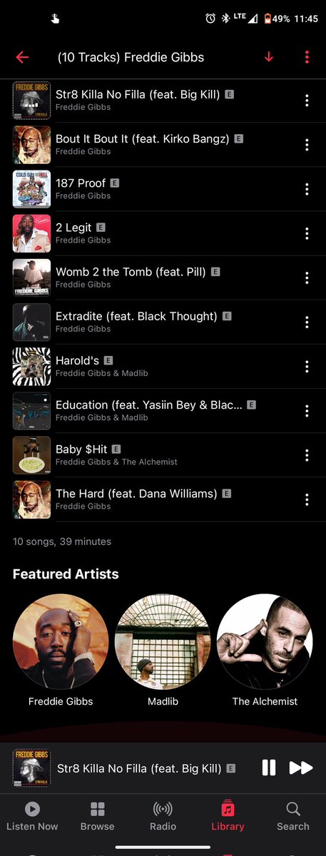 Slappy_san's tweet photo. #NowPlaying #10Tracks @FreddieGibbs https://t.co/APueThuhU5