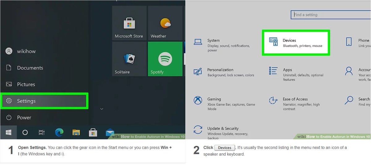 CAStenman's tweet image. How to Enable Autorun in Windows 10   bit.ly/3iqyBFs   @wikiHow #Windows10 #Autorun #Settings