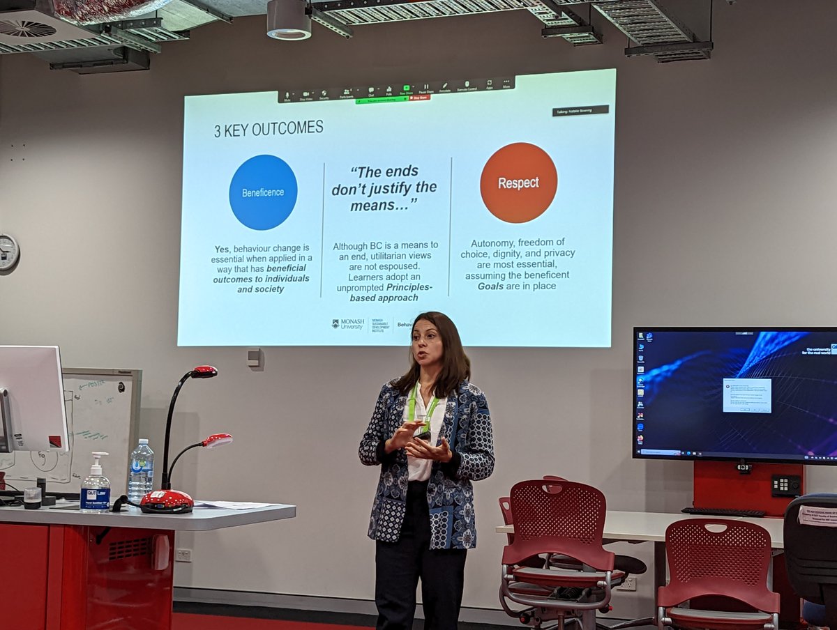 The ends don't justify the means - the ethics behind behaviour change direct from those learning the tools of behavioural sciences. Interesting research by Filia Garivaldis. <a href="/BehaviourWorksA/">BehaviourWorks Australia</a> @BESTcentre_ #BEST2023