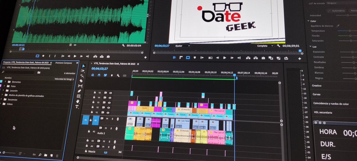 Postproduccion's tweet photo. #Noctámbulos Trabajando en los reportajes del primer episodio de 2023 en #DateGeek 
Nos vemos desde este Martes 07 de Febrero en https://t.co/wLeqmXExKB y Claro TV Canal 931. https://t.co/whPSokqsqM