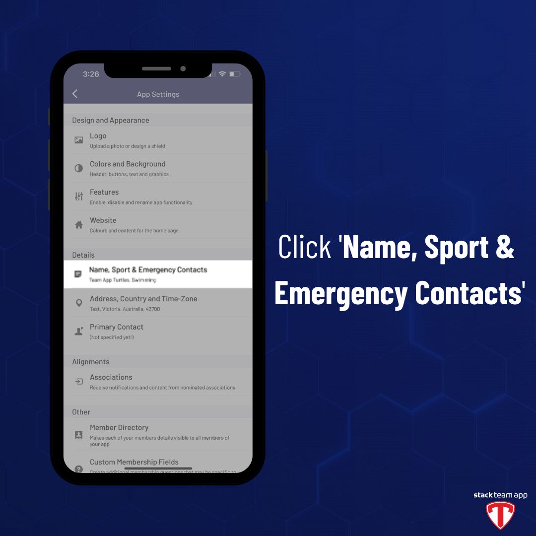 teamapp's tweet photo. Support Tip of the Week: How To Enable Emergency Contacts

Enabling this feature will make emergency contact details entered by members visible to admins and easy to access via the app.

#Emergency #ContactDetails #Player #Coach #StackTeamApp #StackSports https://t.co/heWyvFfKZw