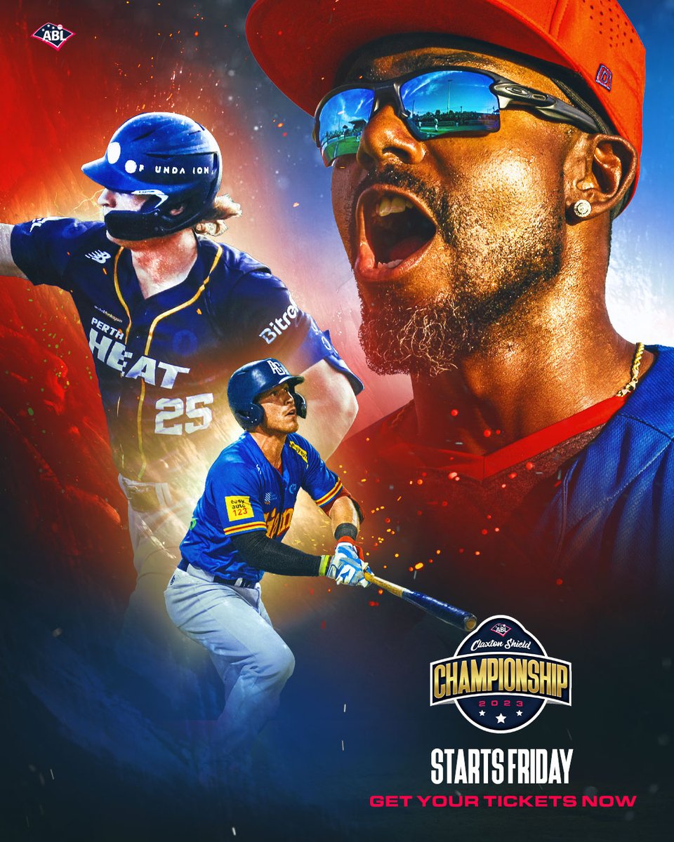 Sydney Blue Sox (@sydneybluesox) on Twitter photo We wish the best of luck to <a href="/PerthHeat/">Perth Heat Baseball</a> & <a href="/AdelaideGiants/">Adelaide Giants Baseball Club</a> for the finals of the #ABLCS this weekend.
Watch live & free ondemand.baseball.com.au
Use code: BaseballAustralia
#sydneybluesox #RiseTogether #ABL23 #finals We wish the best of luck to <a href="/PerthHeat/">Perth Heat Baseball</a> & <a href="/AdelaideGiants/">Adelaide Giants Baseball Club</a> for the finals of the #ABLCS this weekend.
Watch live & free ondemand.baseball.com.au
Use code: BaseballAustralia
#sydneybluesox #RiseTogether #ABL23 #finals