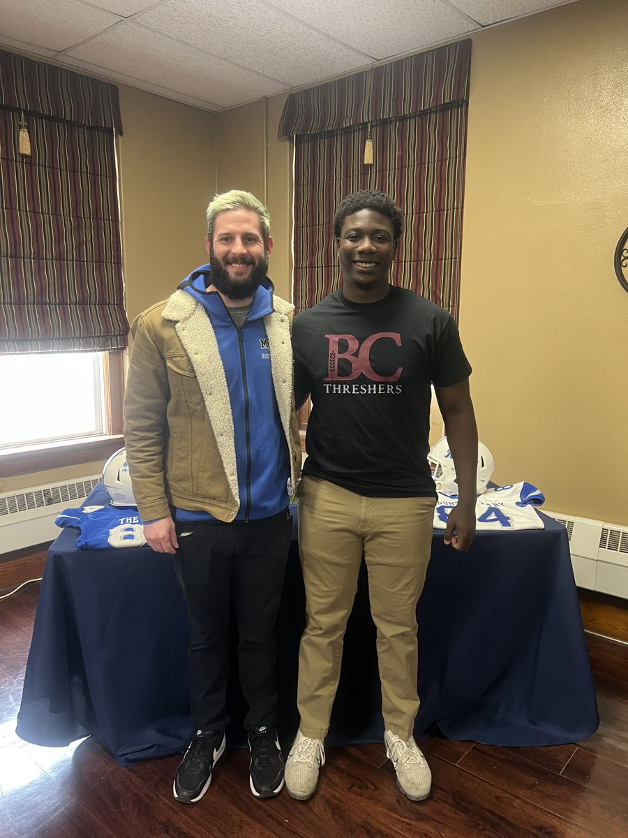 Jaxson Daniels (@jaxsondaniels84) on Twitter photo Officially Signed. Special thanks to <a href="/CoachTruelove/">Matt Truelove</a> for setting up the amazing event! #5Pillars
<a href="/Threshers_FB/">Bethel College FB</a> <a href="/CoachStokesBC/">AB Stokes</a> @CoachSchultzBC <a href="/MSMRocketFB/">Rocket Football</a> Officially Signed. Special thanks to <a href="/CoachTruelove/">Matt Truelove</a> for setting up the amazing event! #5Pillars
<a href="/Threshers_FB/">Bethel College FB</a> <a href="/CoachStokesBC/">AB Stokes</a> @CoachSchultzBC <a href="/MSMRocketFB/">Rocket Football</a>