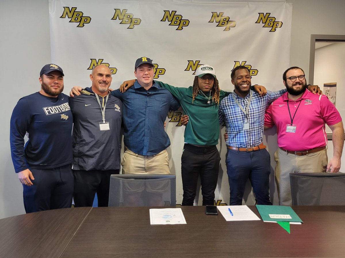 vinnygreco_'s tweet image. Huge congrats to @GrahamMathieu66 & @Juiiice_28 on your signings!!! @NBP_Football @NBPSEagles @NBPSAthletics @IamcoacHHeav @ChadMartinovich @StetsonFootball