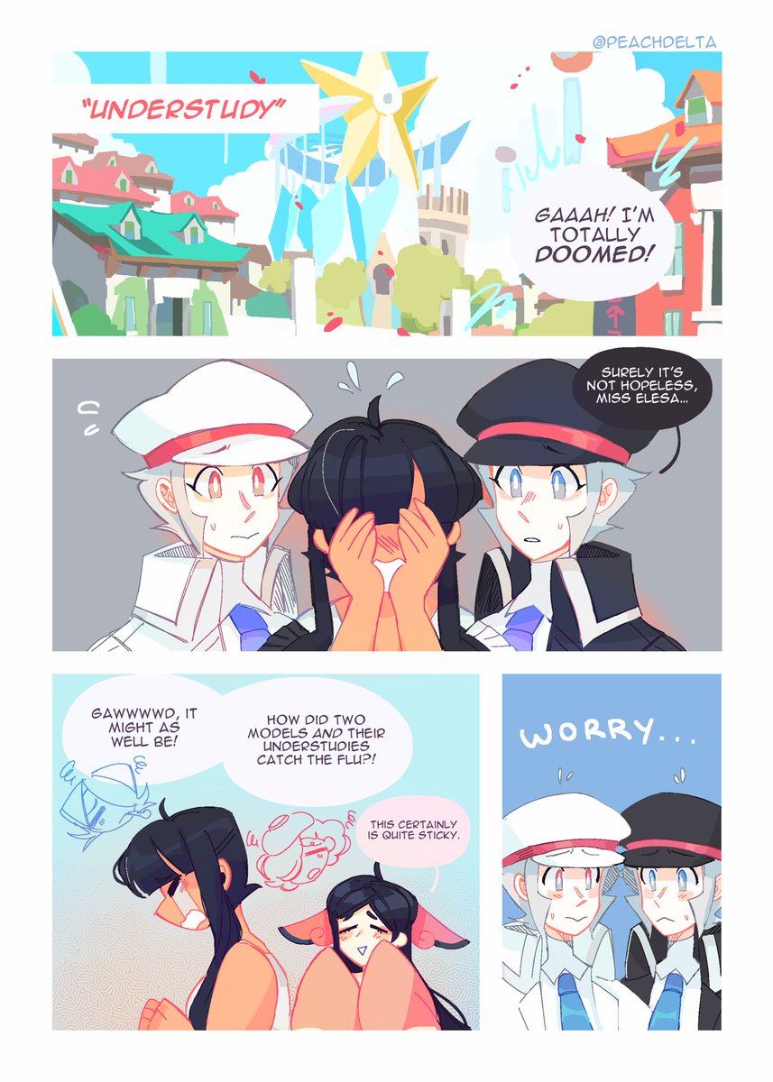 we can post our pieces from @SubmasZine now! here's the comic that i made for it, it's about fashion ^_^ #submas #pokemon 

(1/3) 