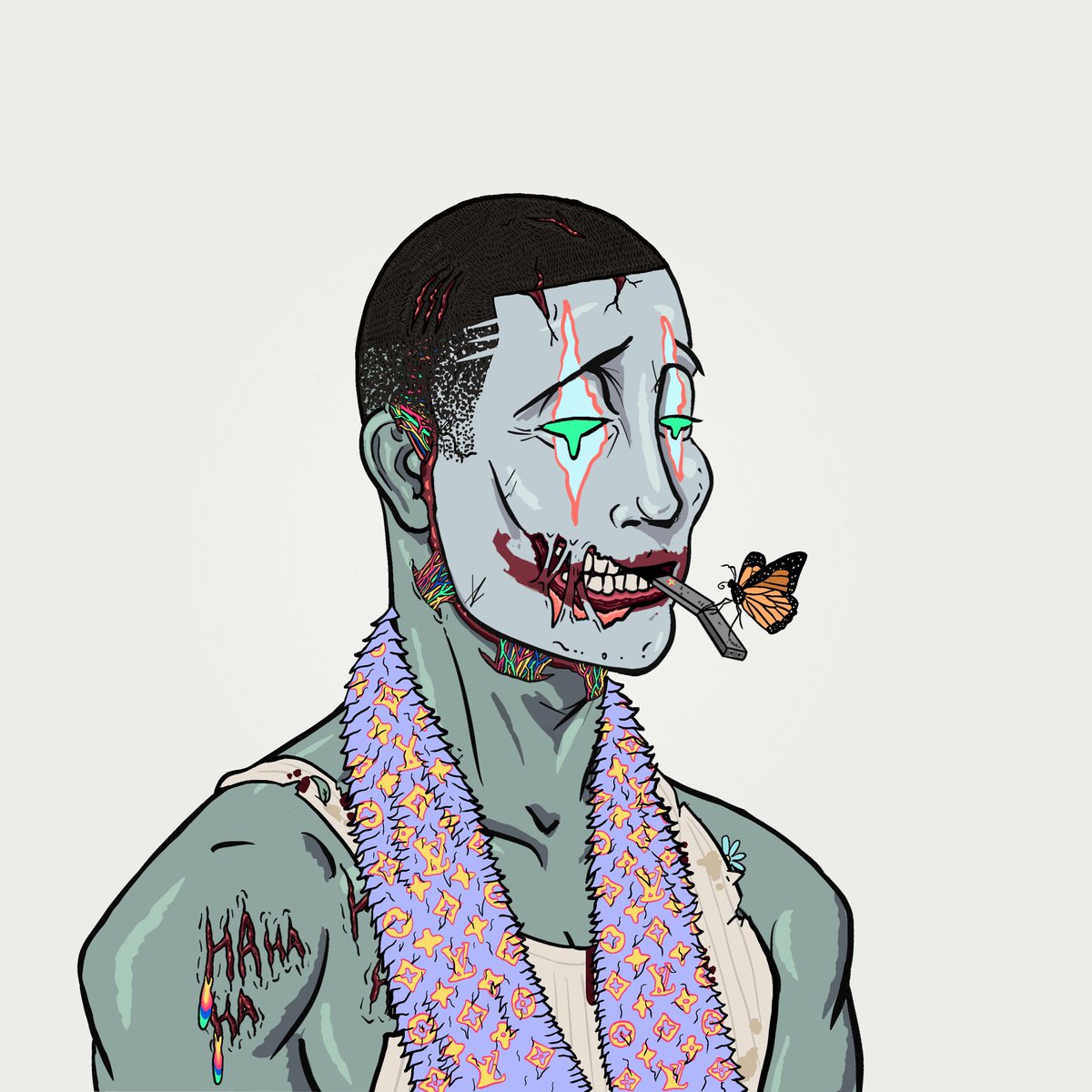 jsteps11's tweet photo. Missed grabbing this dude at 28sol, wasn’t gonna miss again. Joker’d up for Season 3 LFG! @DeGodsNFT #NewProfilePic https://t.co/6TeEB1xsvs