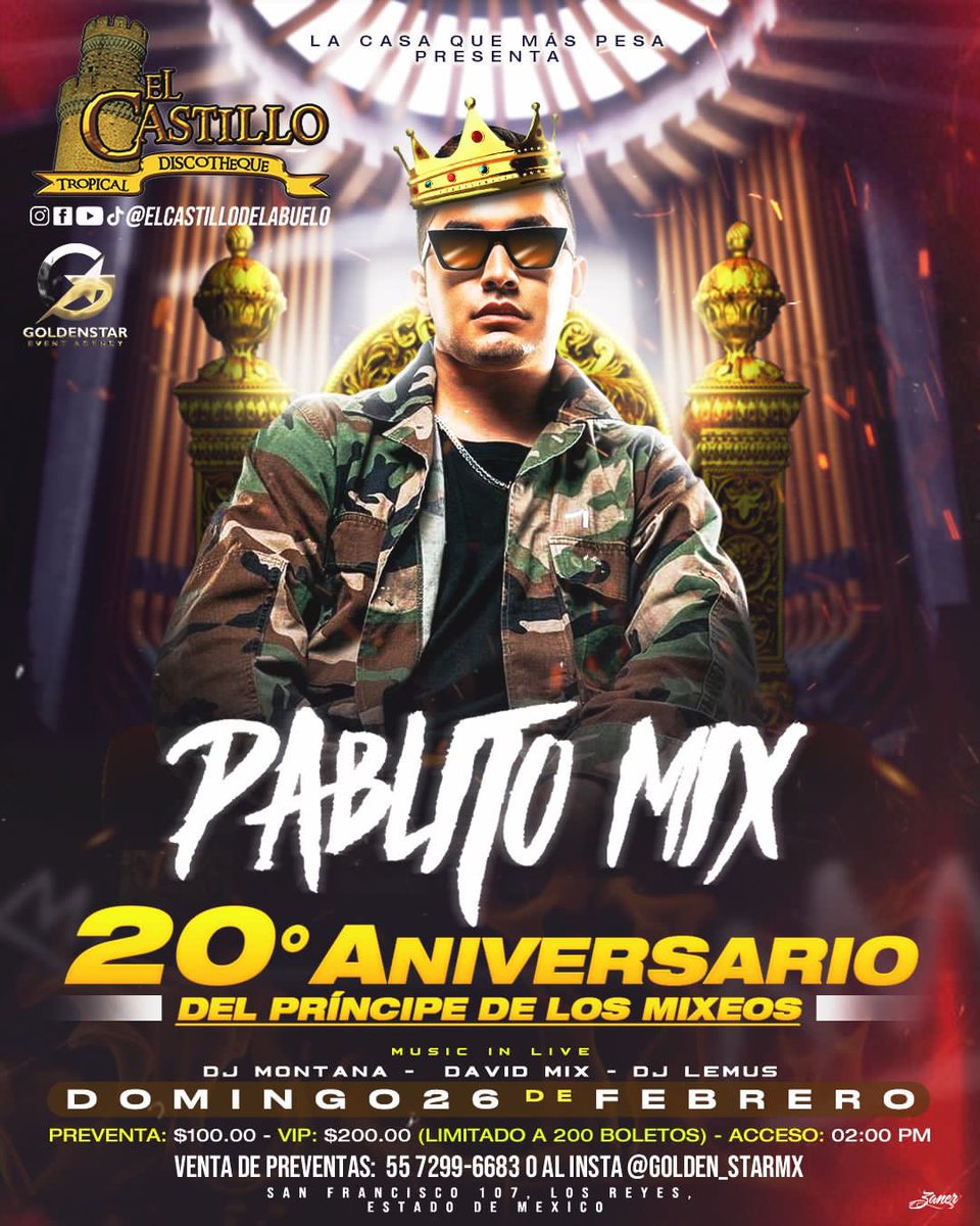 Perreo en el castillo del abuelo! #20añosdeperreopablitomix 🔥