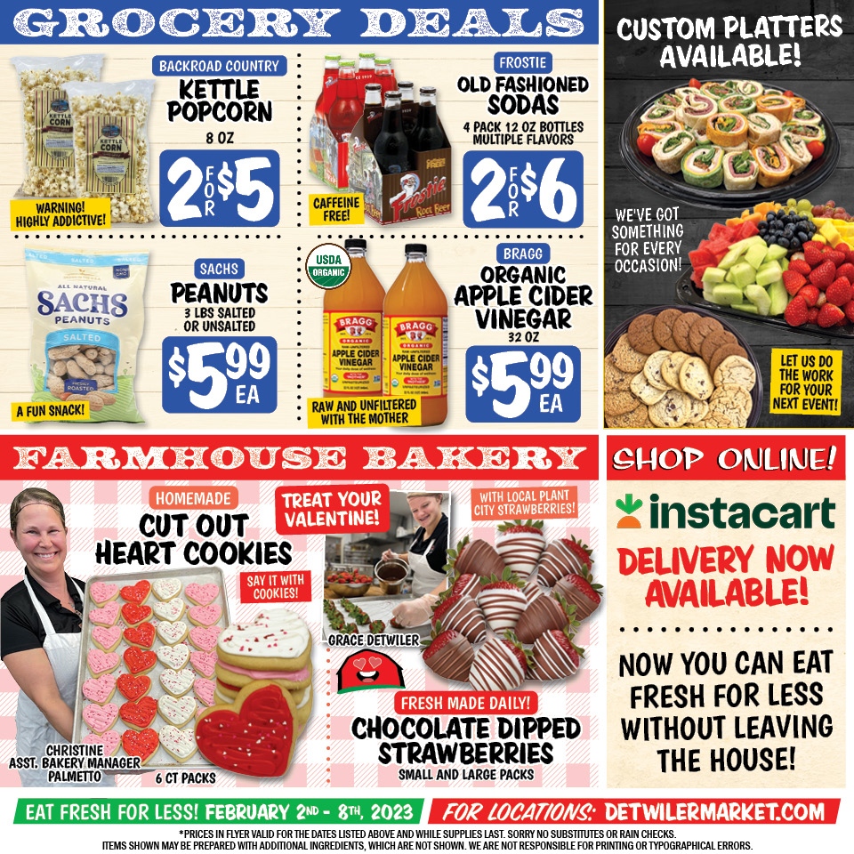 Huge savings store wide on some of your favorites and a few items we don’t have all the time! Enjoy and as always #eatfreshforless