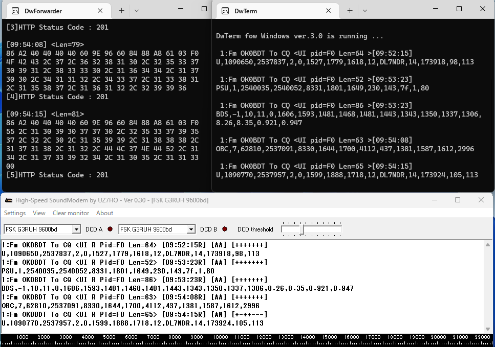 Ja3Tdw's tweet photo. BDSAT-2 9k6 GFSK TLM 00:47UTC pass. 5 frames uploaded to @SatNOGS  #BDSAT2 https://t.co/if08sKPMWb
