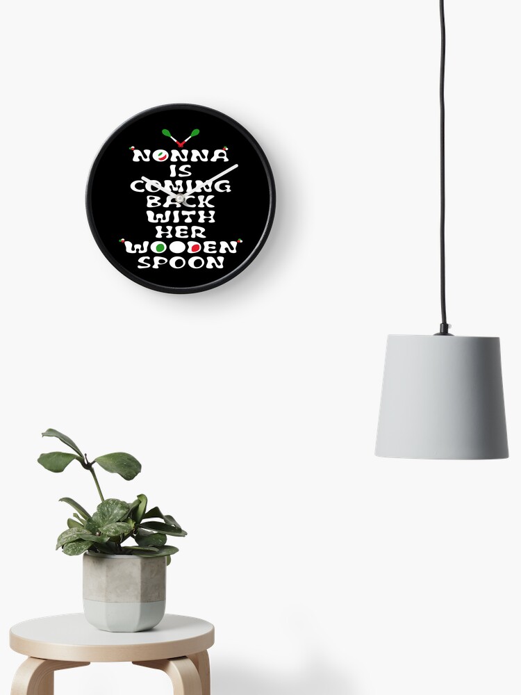 BGCreativeArt's tweet image. Nonna Is Coming Back With Her Wooden Spoon Clock: Click on the link below for more products with this design. Thank you for your interest. 20% OFF, Shop Now!!  
#nonna #italianmom #clock #italian #italy #woodenspoon 
briangollob.redbubble.com
  redbubble.com/shop/ap/138797…