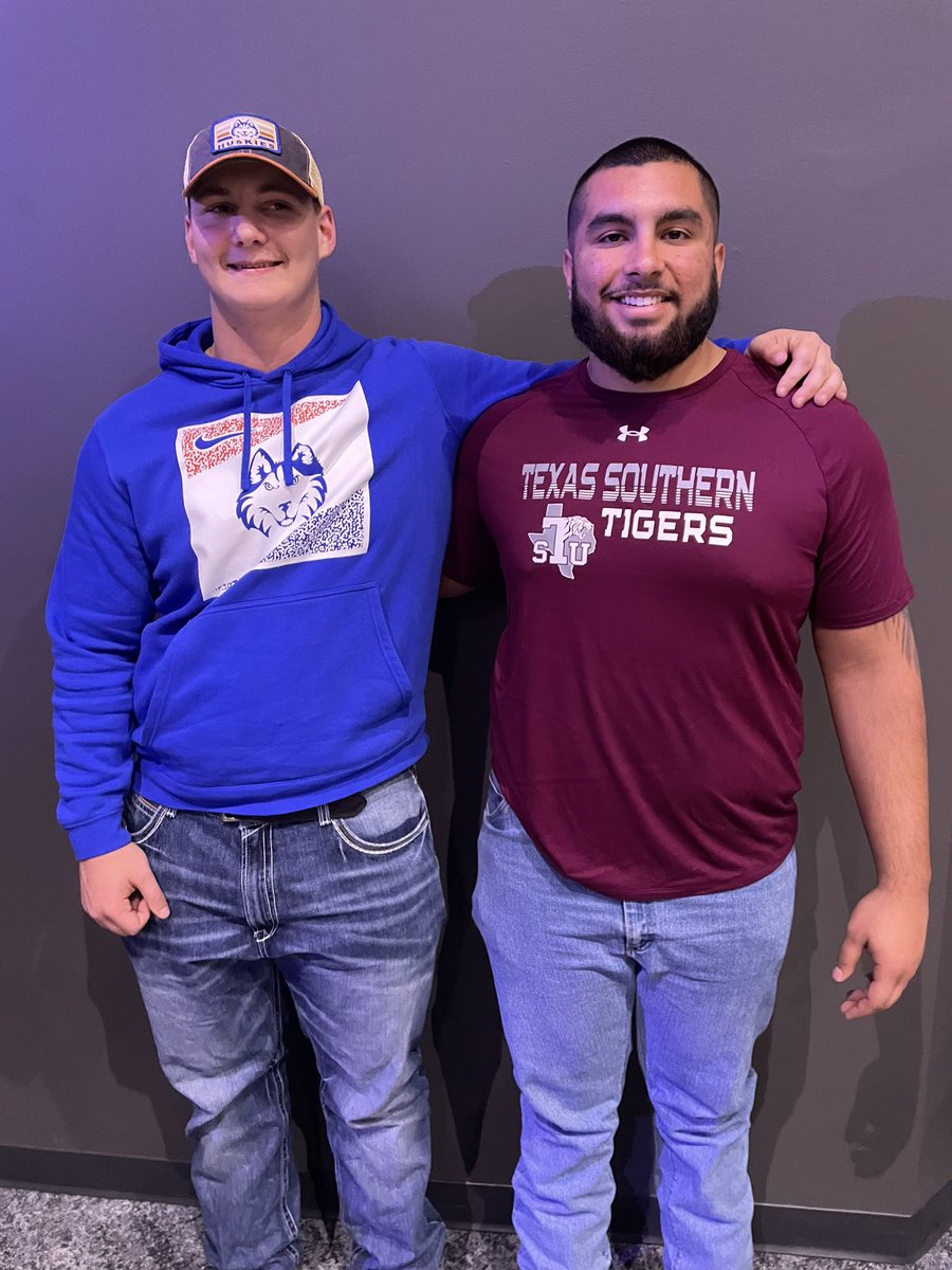 Congrats KPark HS / SPU student athletes Eric Zapata, Trent Savage &amp; family, collegiate signing day, TSU, Houston Christian University signees.