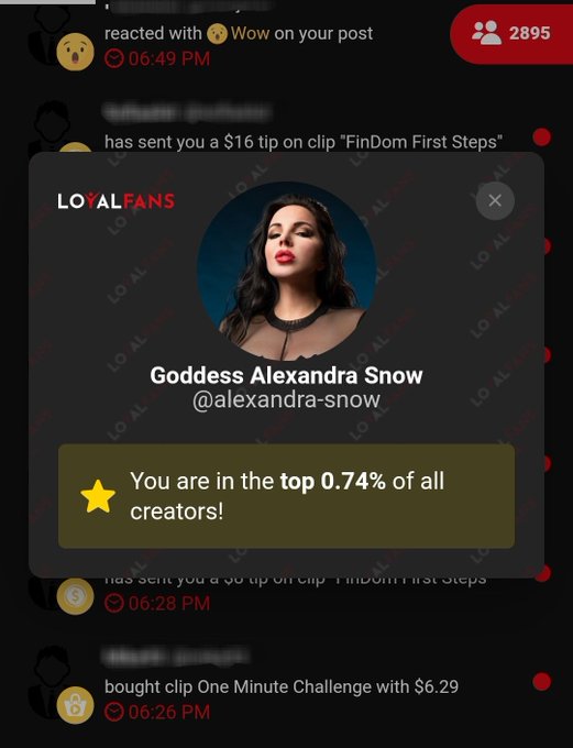 I don't celebrate financial wins very often, but January was my best month on @realloyalfans to date