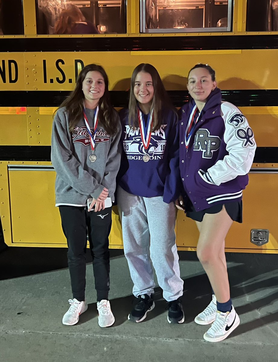 Ridge Point Tennis (@rphs_tennis) on Twitter photo So proud of these girls for battling the elements and tough competition out in Katy yesterday!!!
Freshman AGS π
JV BGD π
<a href="/FBISDAthletics/">Fort Bend ISD Athletics</a> <a href="/RPHS_Panthers/">Ridge Point HS</a> So proud of these girls for battling the elements and tough competition out in Katy yesterday!!!
Freshman AGS π
JV BGD π
<a href="/FBISDAthletics/">Fort Bend ISD Athletics</a> <a href="/RPHS_Panthers/">Ridge Point HS</a>