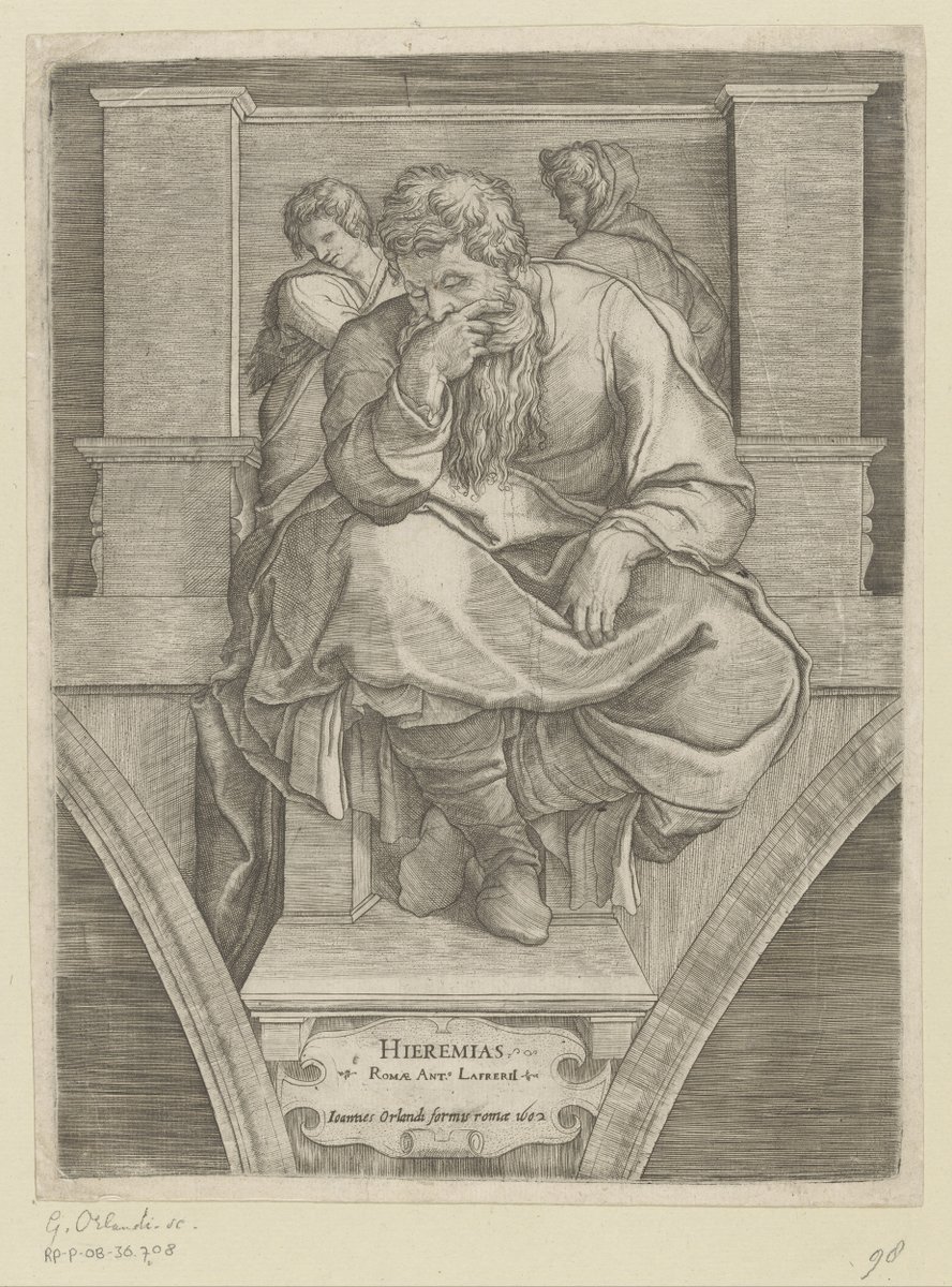 Our next random Iconclass notation is 71O77, which is used to catalogue depictions of "Jeremiah lamenting over the destruction of Jerusalem".