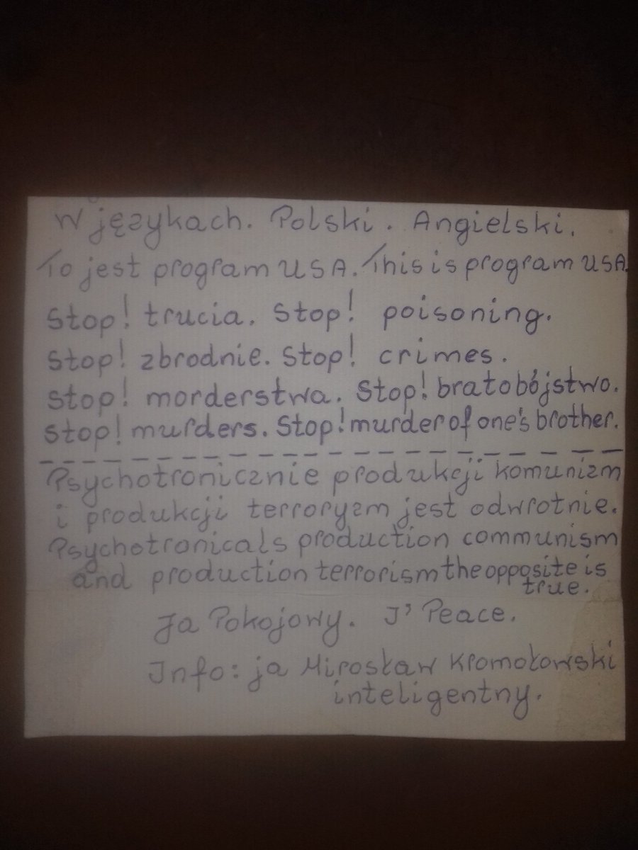Przeczytać! To informacja. Bardzo ważna informacja.