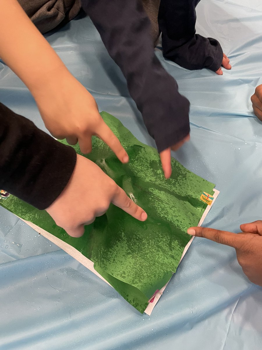 They were so excited when the “river” formed! #mysteryscience #rivers #earthsurfacescience #2ndgrade