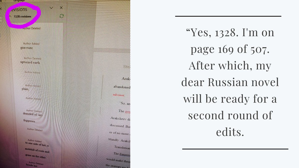 The exquisite pain of the creative life. #writingisrewriting #edits #indieauthors