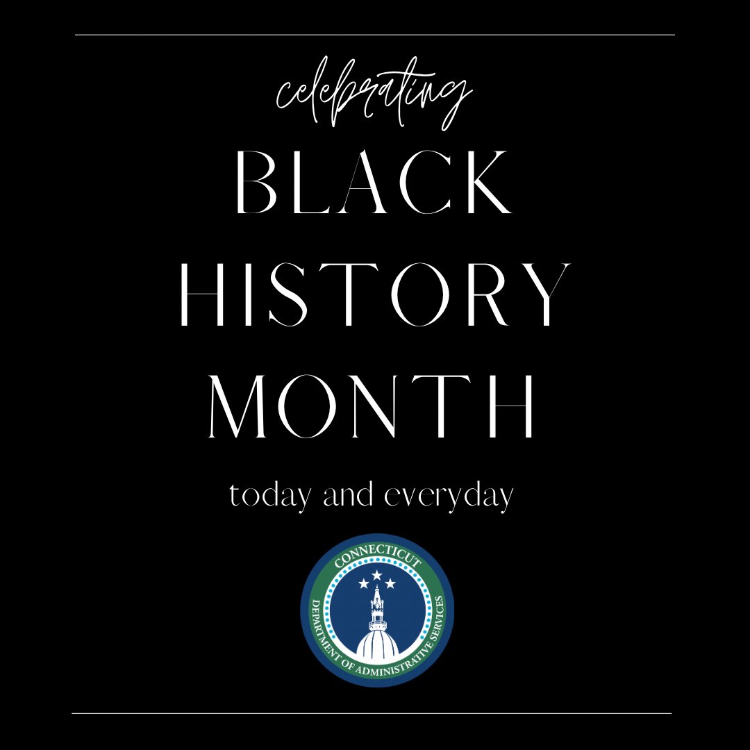 ConnDAS's tweet photo. Happy Black History Month!

Here at DAS, we celebrate + recognize the achievements, contributions, and legacies of Black Americans now and throughout history. https://t.co/rUQyY2qqor