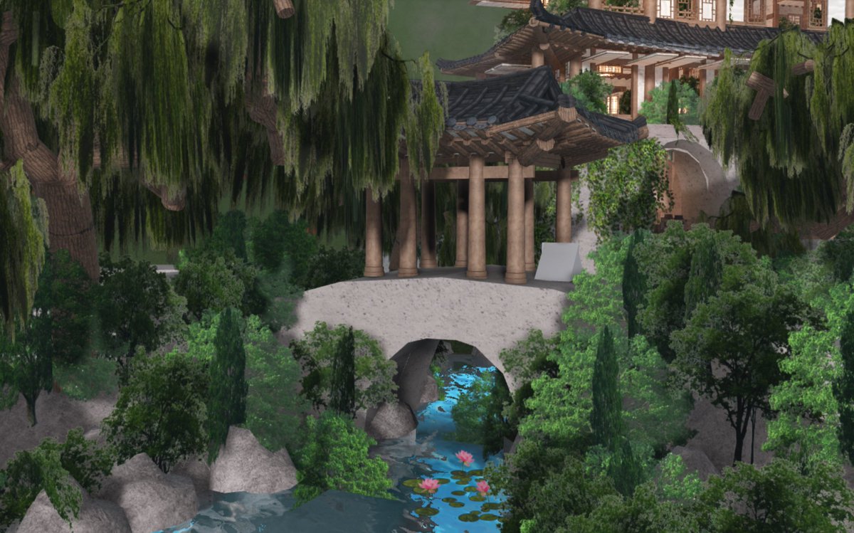 mvqsy_'s tweet photo. Korean Garden 🪴 
Korean Town series pt 2:
🌿 Stay tuned on my YouTube for Gardening hacks and full tutorial
#Bloxburg #bloxburgbuilds #roblox #bloxburghacks #welcometobloxurg https://t.co/zpRUbem4Q0