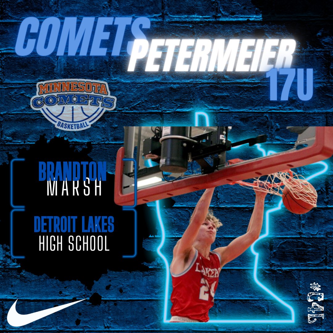 Brent Petermeier (@coachpetermeier) on Twitter photo Next, Brandton Marsh (<a href="/Brandton_Marsh/">Brandton Marsh</a>). Brandton joins us for the summer from <a href="/DLLakerhoops/">DL Boys Basketball</a>, coached by Brett Maass. Brandton is an above the rim player. Elite level athleticism. He will out muscle guys to get to his spot, big time rebounder too. Defends multiple positions too. Next, Brandton Marsh (<a href="/Brandton_Marsh/">Brandton Marsh</a>). Brandton joins us for the summer from <a href="/DLLakerhoops/">DL Boys Basketball</a>, coached by Brett Maass. Brandton is an above the rim player. Elite level athleticism. He will out muscle guys to get to his spot, big time rebounder too. Defends multiple positions too.