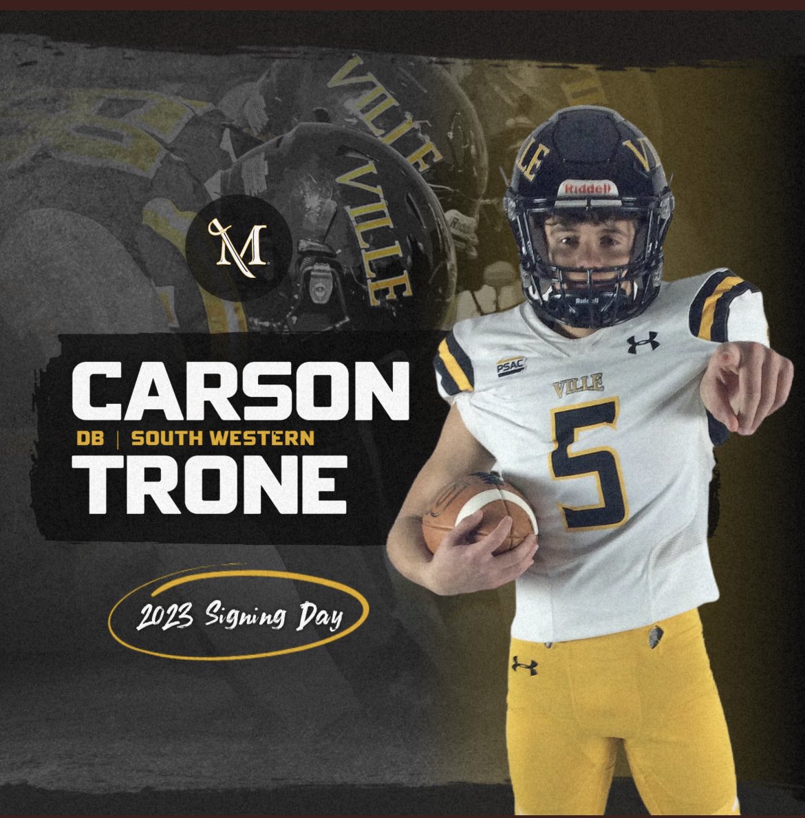 mustangs_swfb's tweet image. Congratulations Carson on signing you LOI today. @VILLEfb is getting a great player and young man. #swmustangsfootball