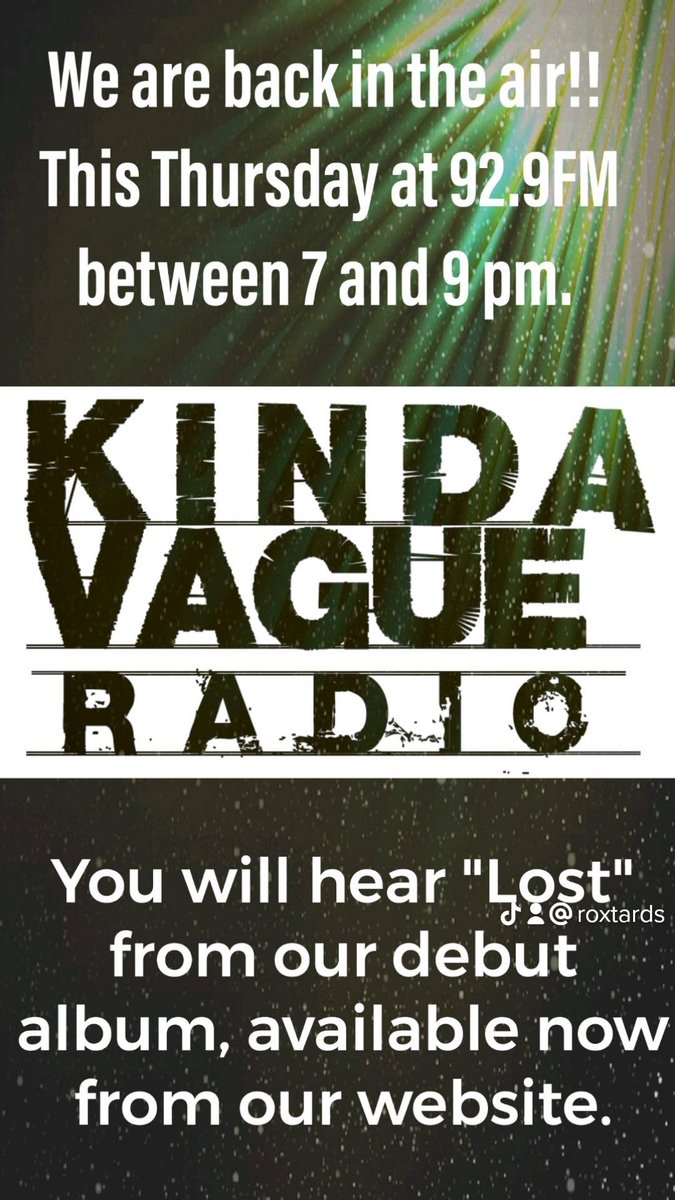 NthDegreeBand's tweet photo. Tomorrow night we will be back on the air! Listen here https://t.co/yrFiSyTDhd

Also check out "Lost" on our website at https://t.co/JyTKP8Et9C #auroracolorado #rockandroll #nthdegreemusic #kindavagueradio #denvercolorado #929fm https://t.co/IvOG02uHME