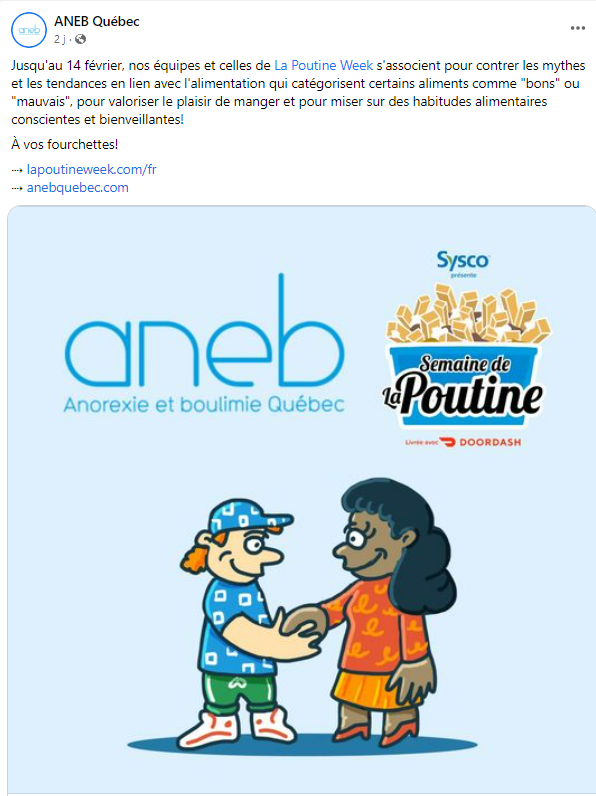 stephauclair415's tweet photo. Je suis sans mot face à ce manque flagrant de compréhension de la nature d'un trouble alimentaire... par @anebquebec! :-( https://t.co/kFVYgh7U4Z