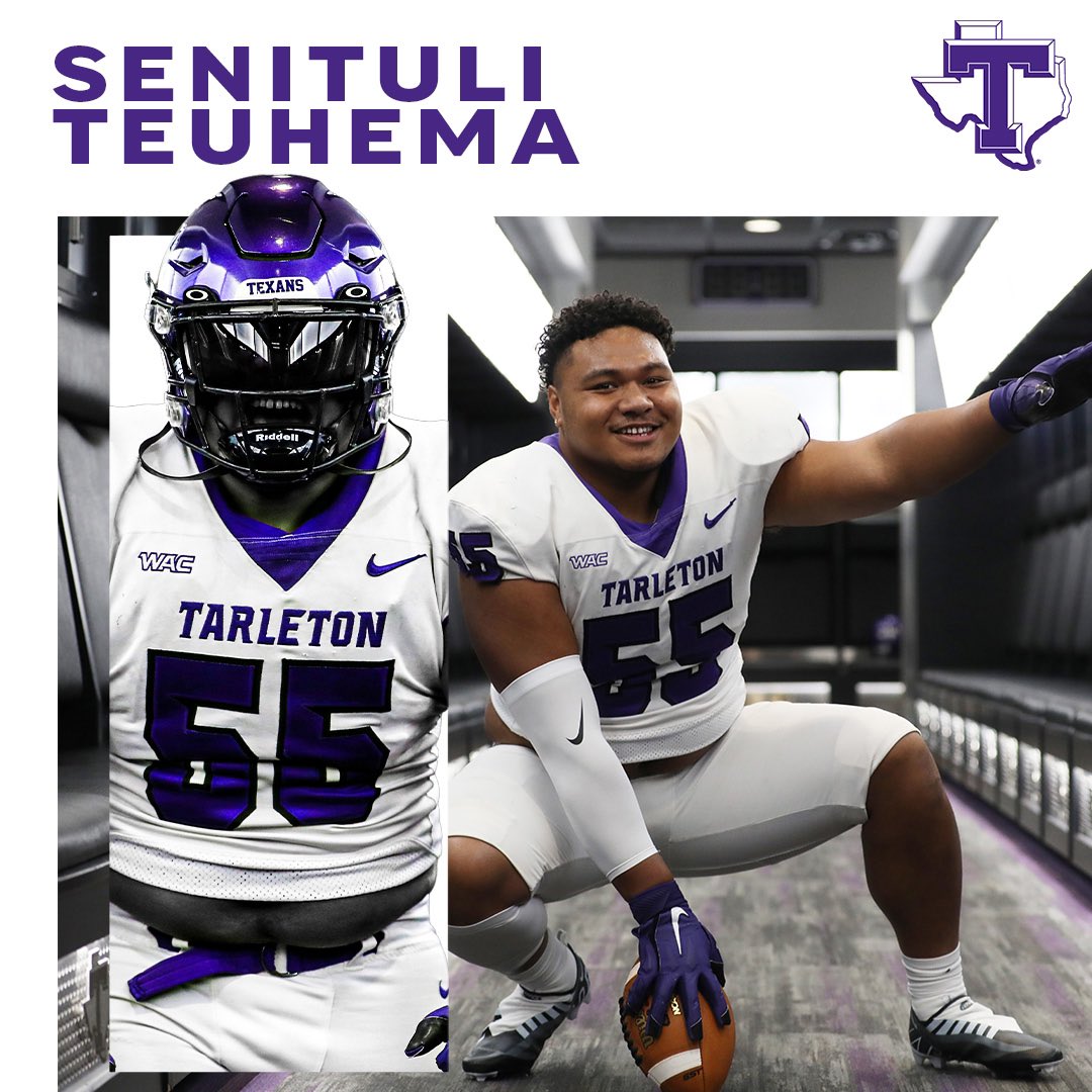 From Fort Hays State arrives Senituli Teuhema! 

The 6-2, 300-pound, OL played in 20 games over the last two years, largely starting at center. He is an Arlington native.

Welcome <a href="/Tuli_Teuhema/">Tuli Teuhema</a> ‼️