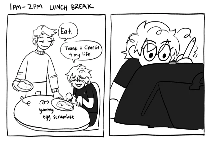 @MarleyCatts thank u for my life meme as they feed me and remind me to do this here hourly comic day 