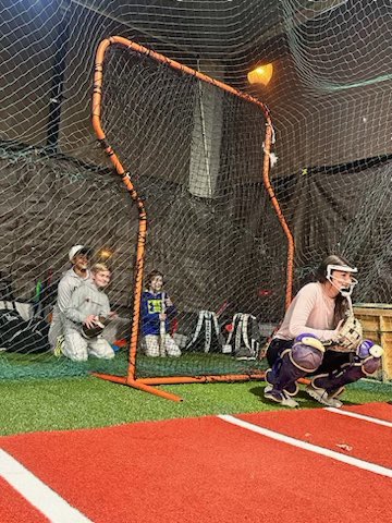 ava_davis_25's tweet photo. It felt so good to be back behind the plate for the first time in a while, and especially with my big sis @baileyclairedav! Also had a few visitors behind the plate😝 #AllGasNoBreaks @LandreneauJames @Coach_SniderSB @GeauxDDA @HailStateSB @ShellieLandry @LLefty18 @Trisha_Ford https://t.co/vXauIdzcFZ