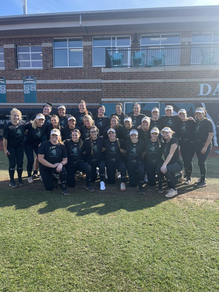 CoastalSoftball's tweet photo. Happy National Girls and Women in Sports Day! Thankful for the opportunity we have to play the game we love 🥎 #ngwsd https://t.co/mrNp15qiUm