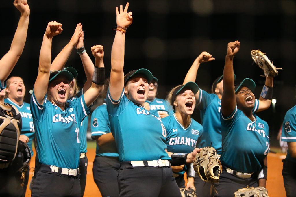 CoastalSoftball's tweet photo. Happy National Girls and Women in Sports Day! Thankful for the opportunity we have to play the game we love 🥎 #ngwsd https://t.co/mrNp15qiUm