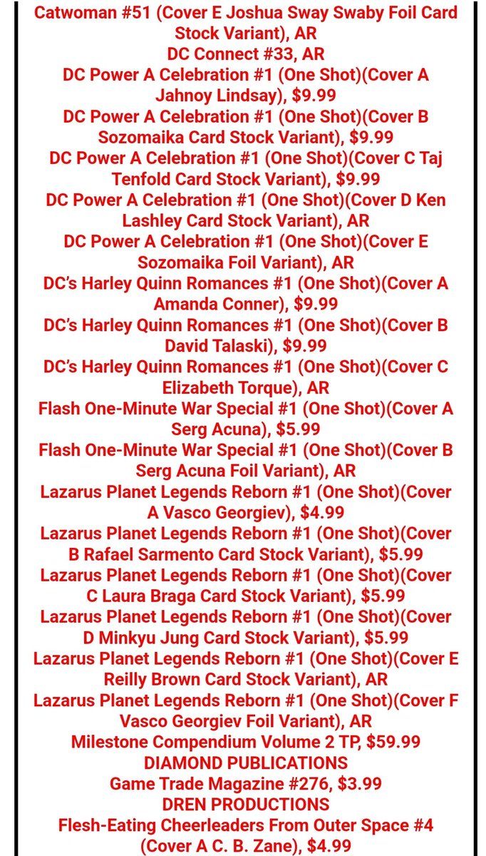 cabanaman40's tweet photo. Out this week at Richies Comic Cabana @cabanaman40 in Waterbury CT #NCBD from @AblazePub @aladdinpub @AmericanMytho @ArchieComics @AWA_Studios #BadIdea @bandofbards @BloodMoonComics @boomstudios #broadswordcomics @DarkHorseComics @DCComics @DrenProductions https://t.co/f6VIZXFcqd