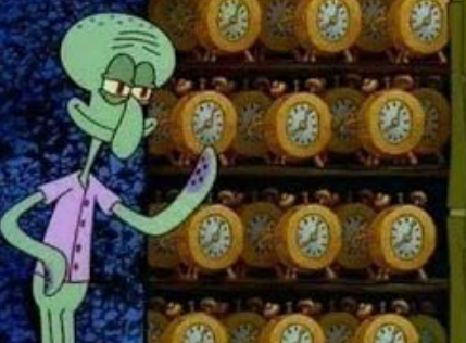 Yo configurando varias alarmas para levantarme temprano, sabiendo que las voy a posponer todas: