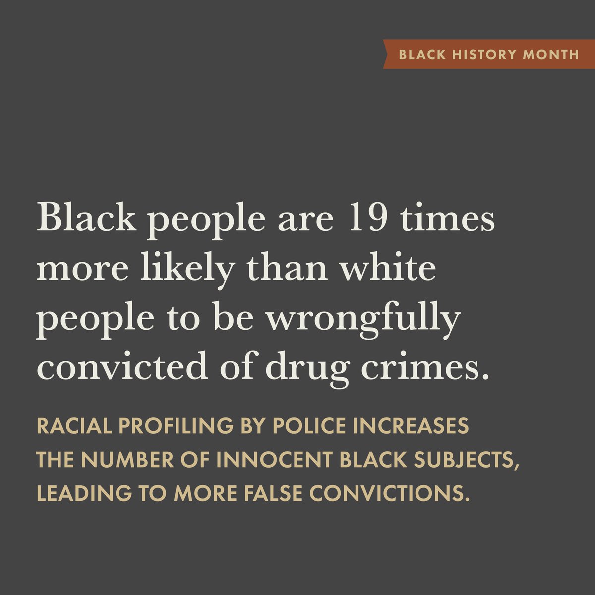 Racial injustices exist in every aspect of the U.S. criminal legal system, but there is a particularly stark racial disparity in rates of wrongful convictions for drug crimes. Because drug crimes are almost never reported, police choose who to pursue for drug offenses... (1/3)