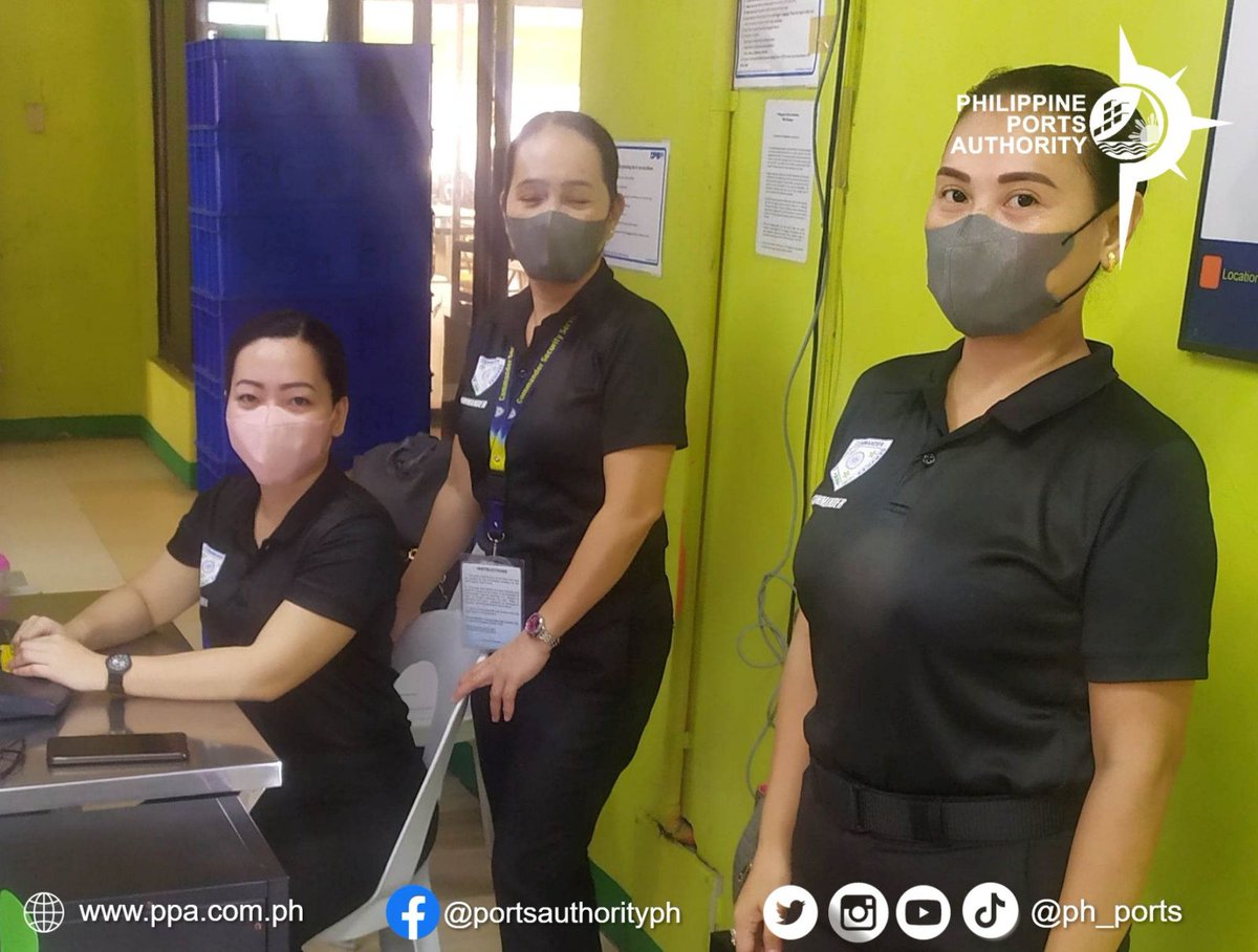 𝐆𝐎𝐎𝐃 𝐕𝐈𝐁𝐄𝐒 𝐓𝐇𝐔𝐑𝐒𝐃𝐀𝐘!
Nagsauli ang tatlong (3) lady security screeners ng naiwang black sling bag na naglalaman ng P12,000 cash, iba’t ibang identification cards, cellphone charger, at mga personal belongings sa Port of Surigao noong ika-30 ng Enero 2023.
