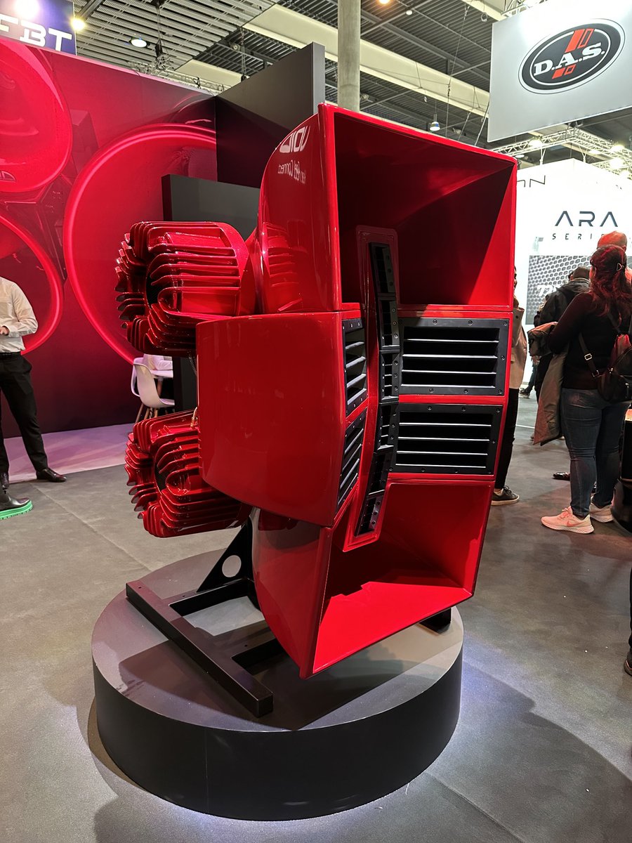 cindydavis_avit's tweet photo. I told my husband that I’d bring home some surround sound speakers from #ISE2023. These will look great in our living room. #AVtweeps https://t.co/k4ZcRAHLAi